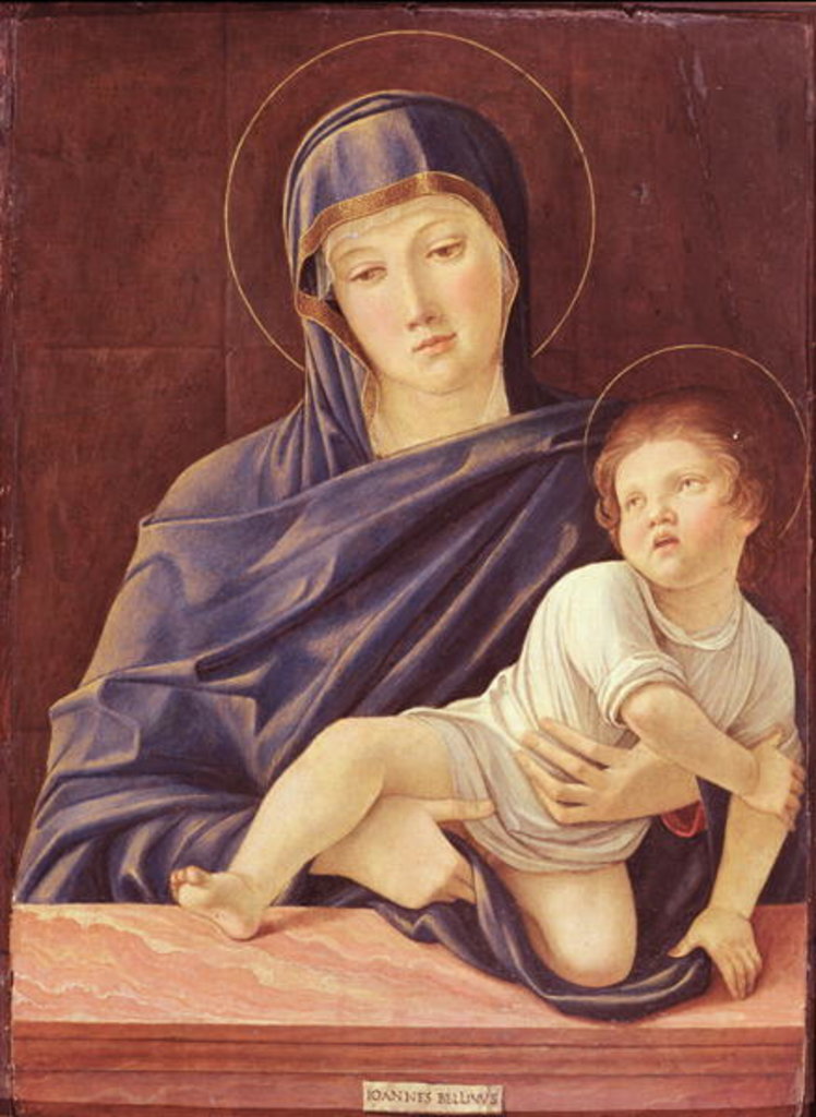 Detail of Virgin and Child, 1470-75 by Giovanni Bellini
