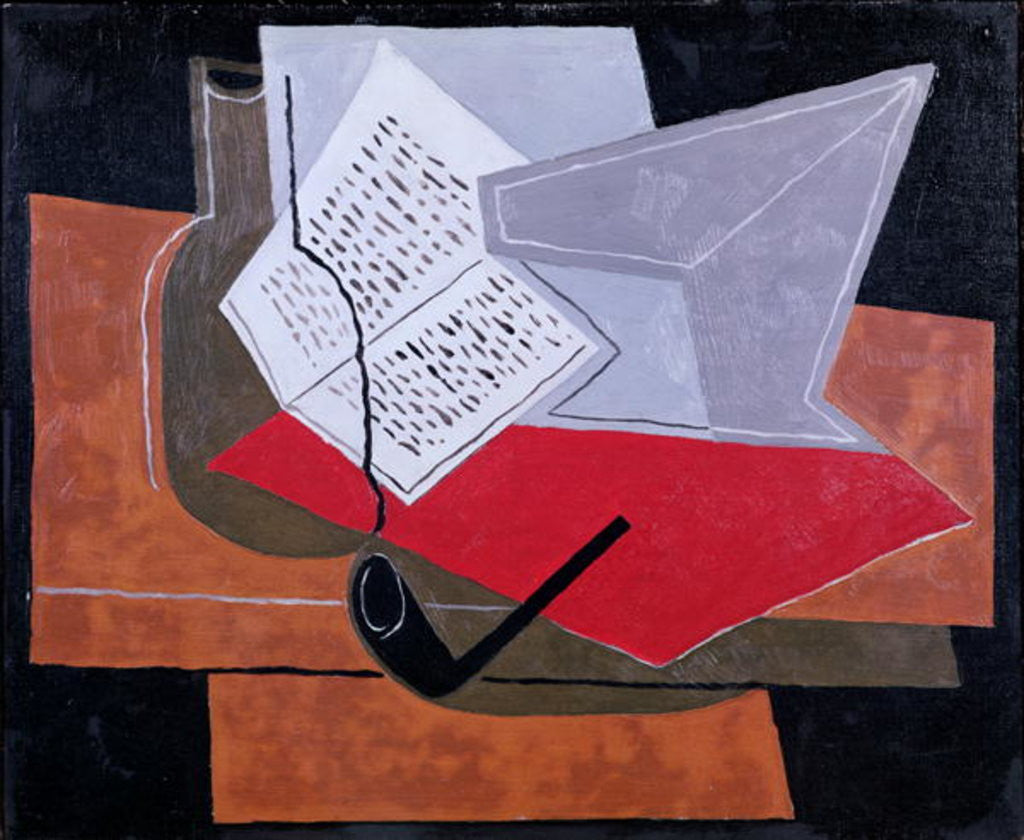 Detail of Bowl and Book by Juan Gris