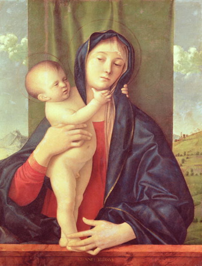Detail of Virgin and Child, c.1487 by Giovanni Bellini