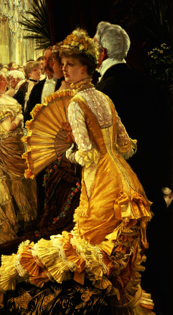 Detail of The Ball by James Jacques Joseph Tissot