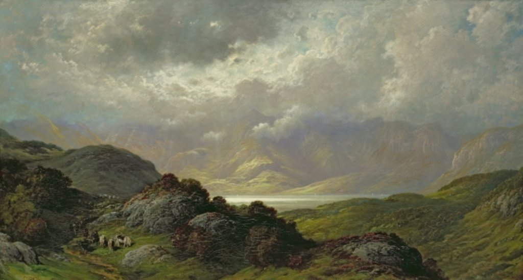 Detail of Scottish Landscape by Gustave Dore
