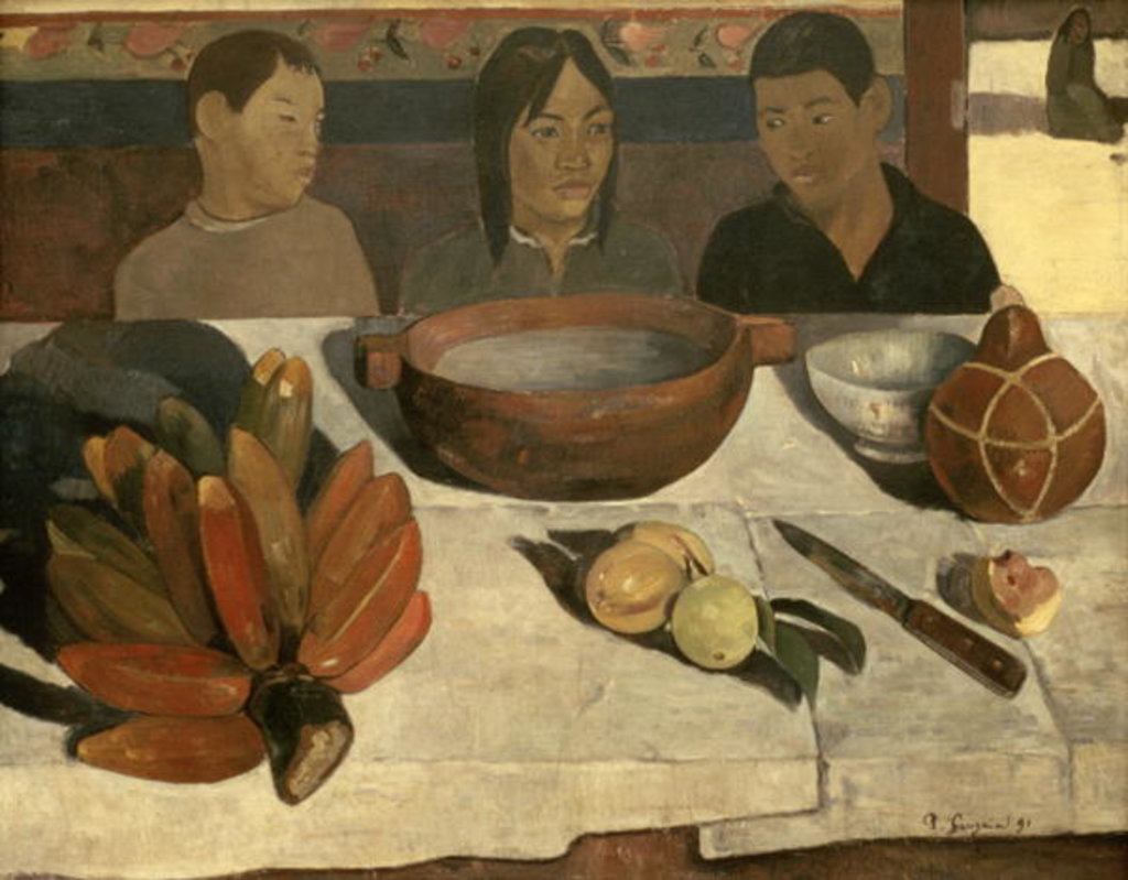 Detail of The Meal, 1891 by Paul Gauguin