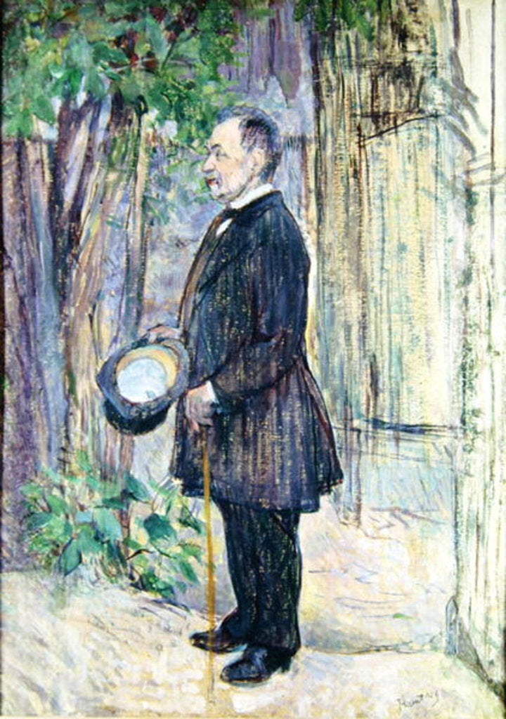 Detail of Monsieur Henry Dihau, 1891 by Henri de Toulouse-Lautrec