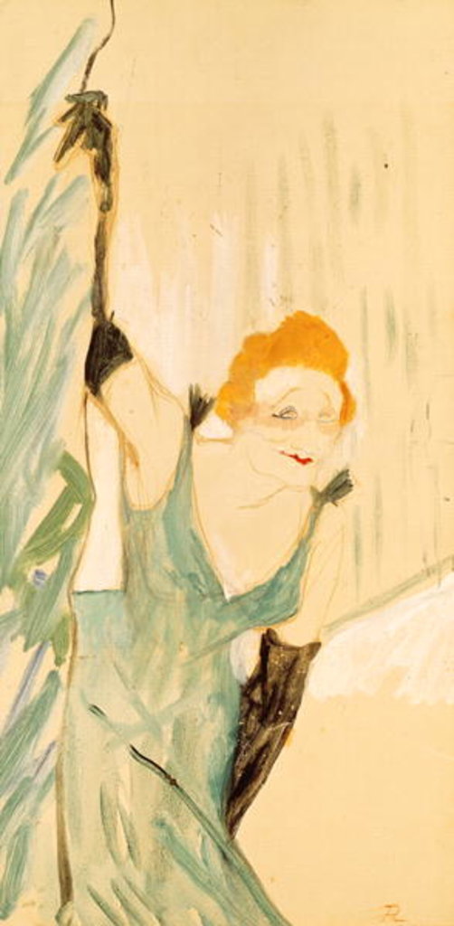 Detail of Yvette Guilbert taking a Curtain Call, 1894 by Henri de Toulouse-Lautrec