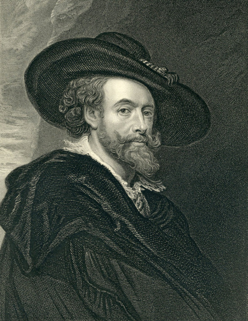 Detail of Peter Paul Rubens by English School