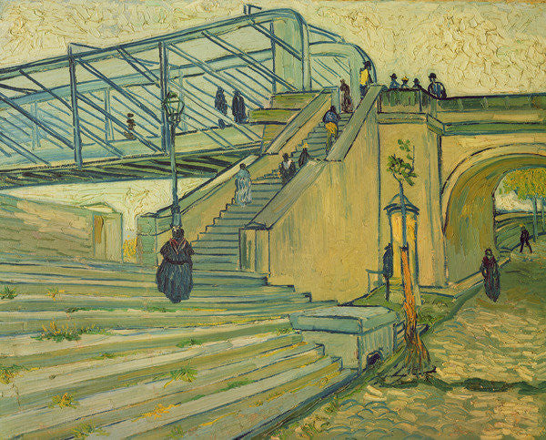 Detail of Bridge of Trinquetaille by Vincent van Gogh