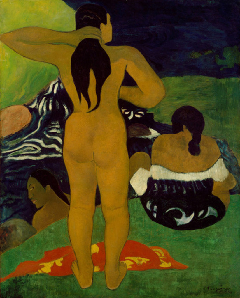 Detail of Tahitian Women Bathing, 1892 by Paul Gauguin