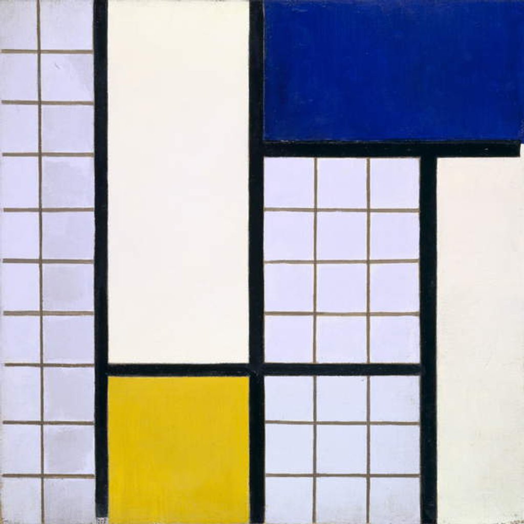 Detail of Composition in Half-Tones, 1928 by Theo van Doesburg