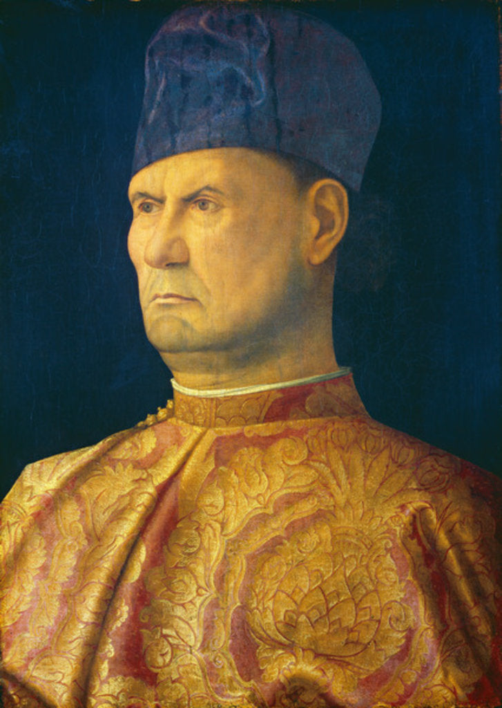 Detail of Giovanni Emo, c.1475/1480 by Giovanni Bellini