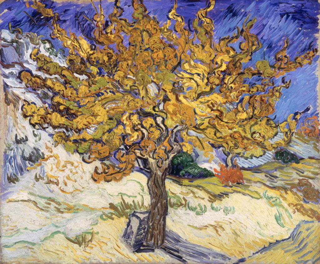 Detail of Mulberry Tree by Vincent van Gogh