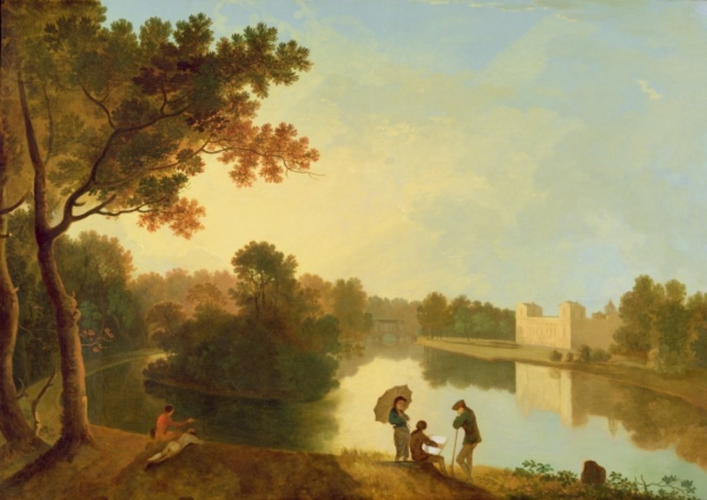 Detail of Wilton House from the South-east, c.1758-60 by Richard Wilson
