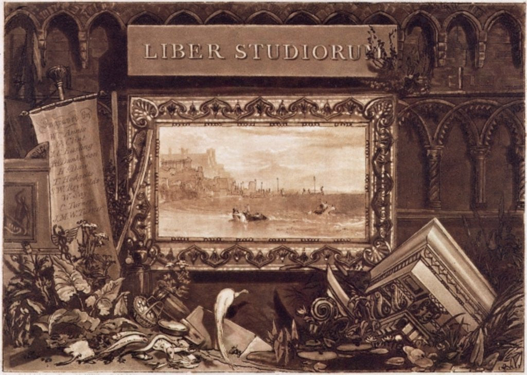 Detail of Frontispiece to 'Liber Studiorum' by Joseph Mallord William Turner