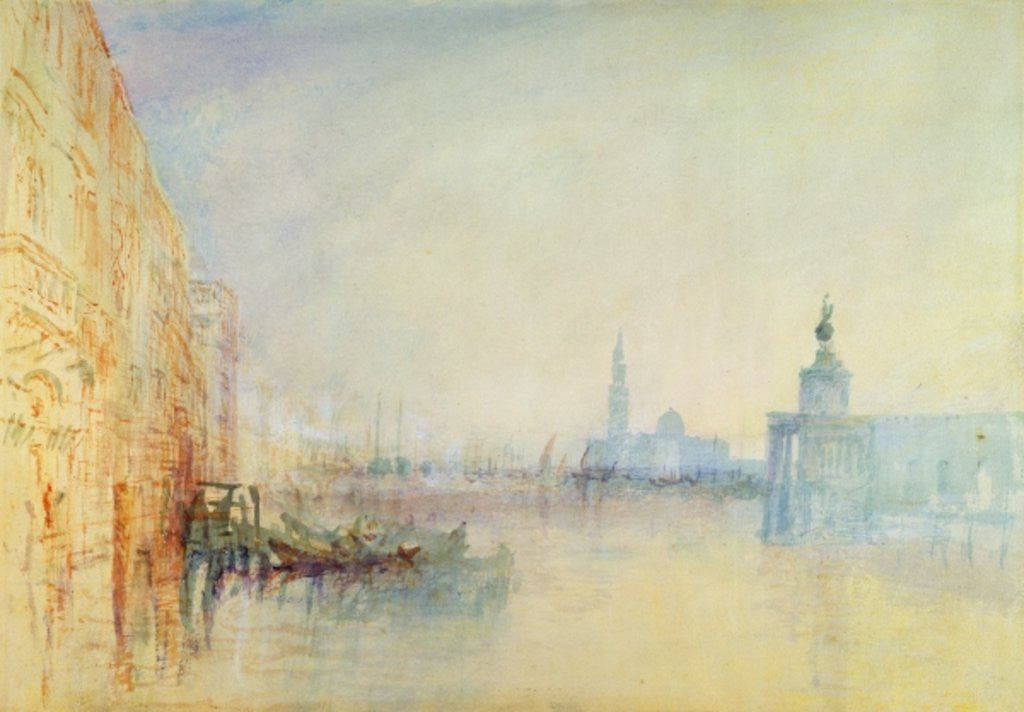 Detail of Venice, The Mouth of the Grand Canal by Joseph Mallord William Turner