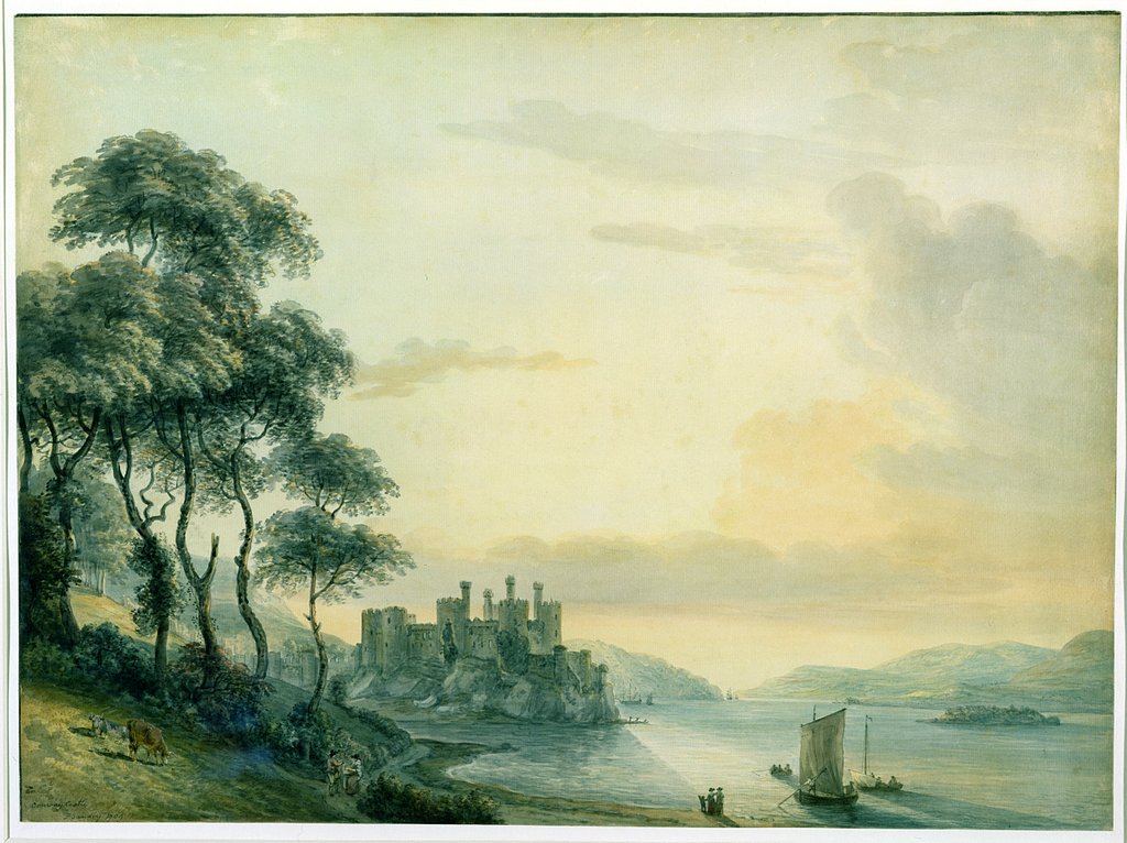 Detail of Conway Castle, 1789 by Paul Sandby