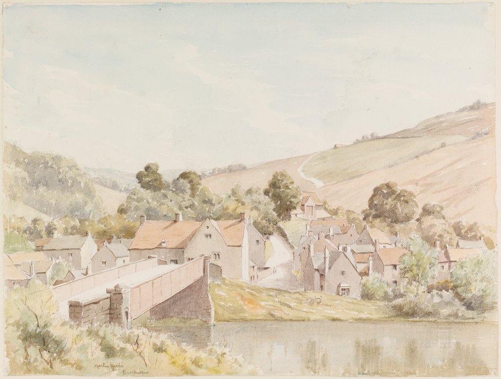 Detail of Brockweir by Martin Hardie