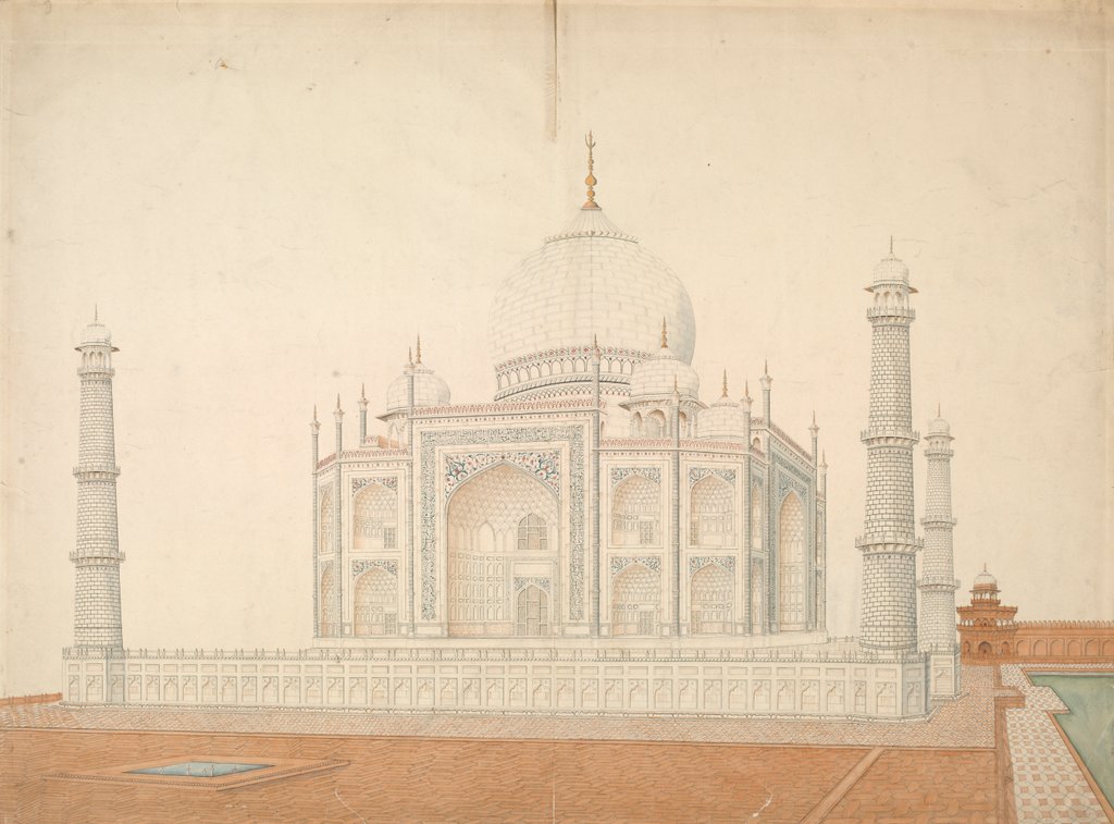 Detail of The Taj Mahal, Agra by Anonymous