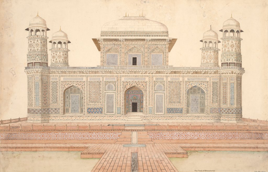 Detail of The Tomb of Etimadowlah by Anonymous