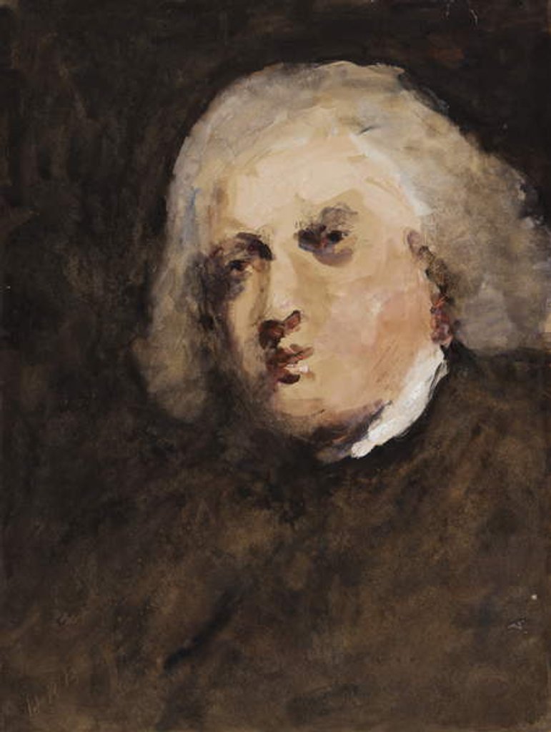 Detail of Dr Johnson, after Reynolds by Hercules Brabazon Brabazon