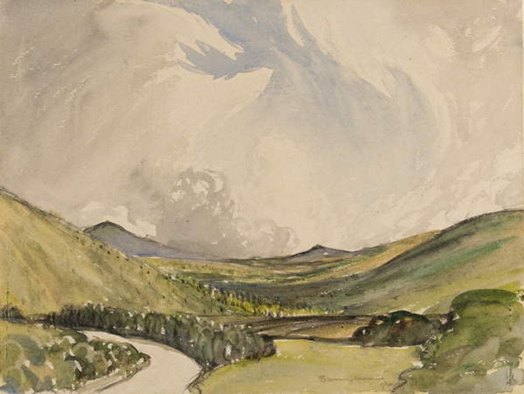 Detail of Stormy Morning, Graystoke, Cumbria by Charles Holmes
