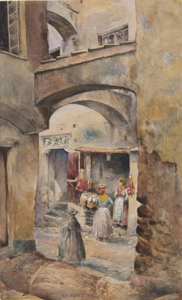 Detail of San Remo, 3rd January 1878 by George Douglas Tinling