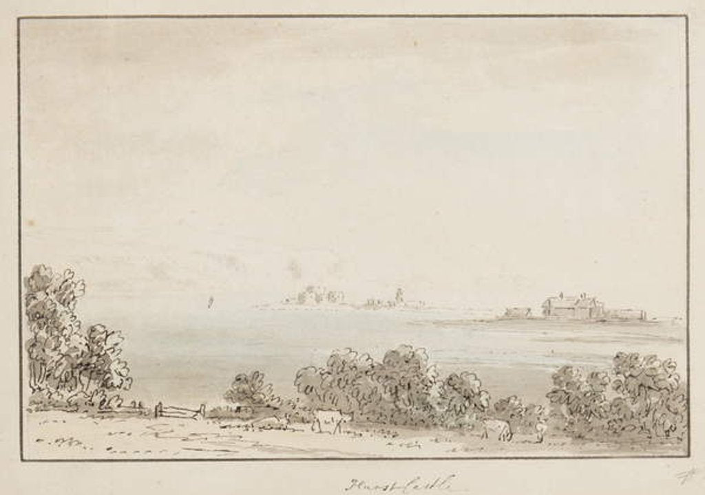 Detail of Hurst Castle by Anthony Devis