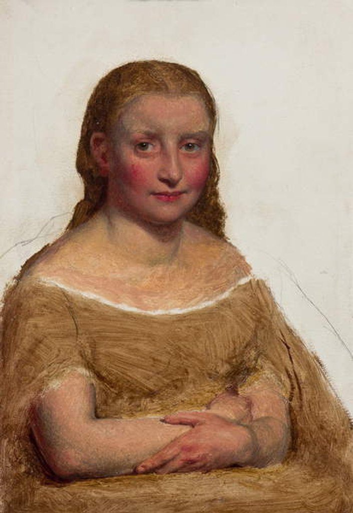 Detail of Miss Cole, Worcester by Edward Thompson Davis