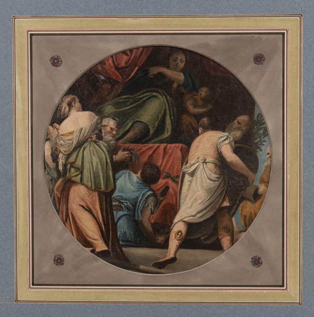 Detail of Ceiling roundel by Samuel Woodforde