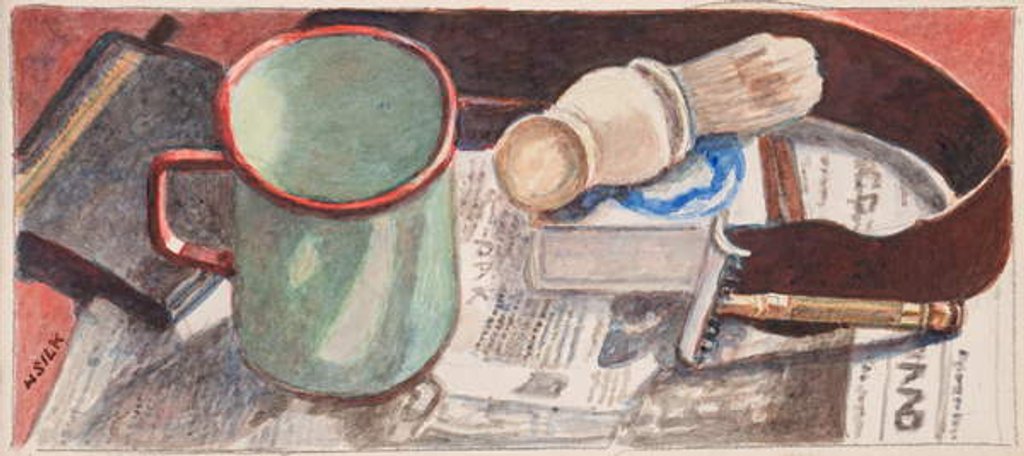 Detail of Shaving equipment, c.1930 by Henry Silk