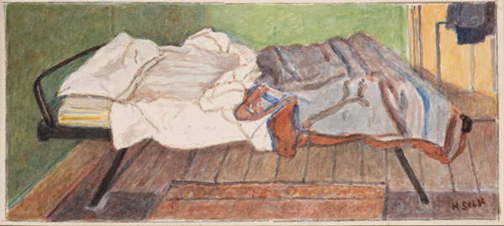 Detail of Camp bed, c.1930 by Henry Silk
