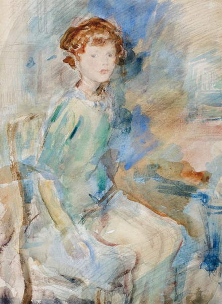 Detail of Portrait of a child, c.1920 by Ambrose McEvoy