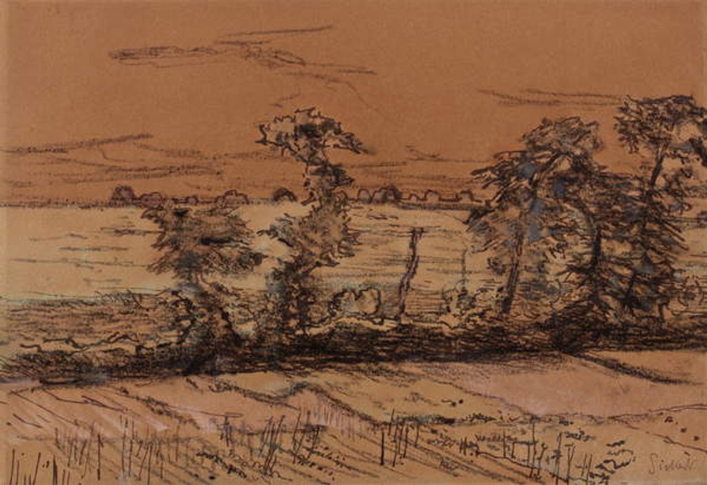 Detail of Chagford, Devon, 1916 by Walter Richard Sickert