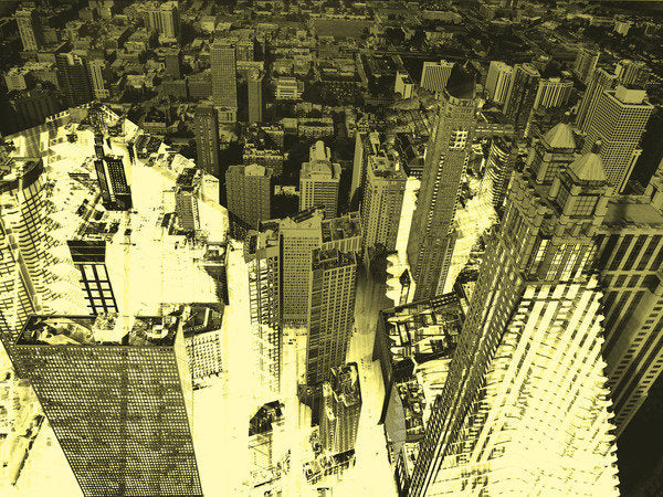 Detail of Metropolis IV, 2014 by David Studwell