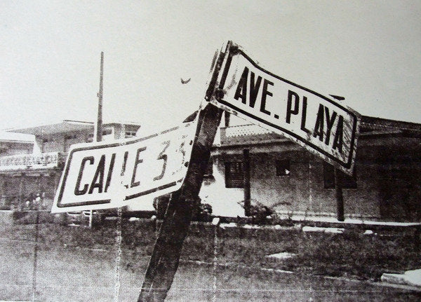 Detail of Black and white street sign, 2014 by David Studwell