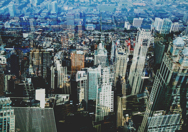 Detail of Metropolis VIII, 2014 by David Studwell