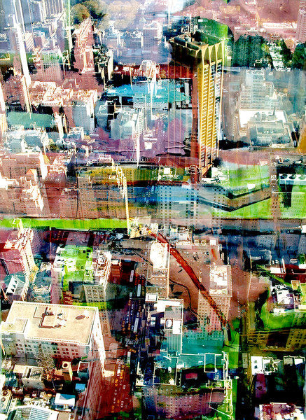 Detail of Metropolis II, 2014 by David Studwell