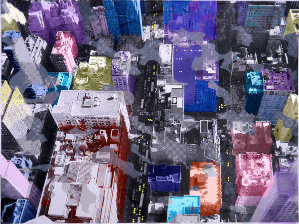 Detail of Metropolis VIIII, 2014 by David Studwell