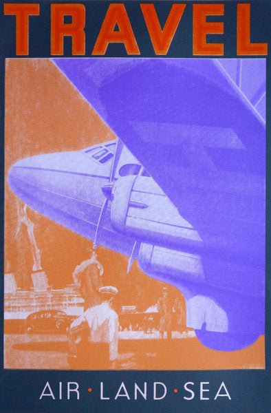 Detail of Travel: Air, Land Sea, 2014 by David Studwell