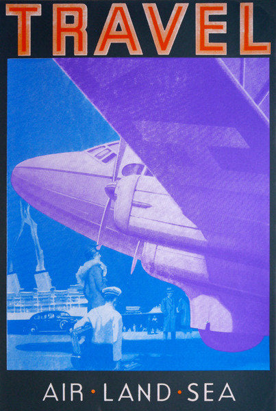 Detail of Travel: Air, Land Sea, 2014 by David Studwell