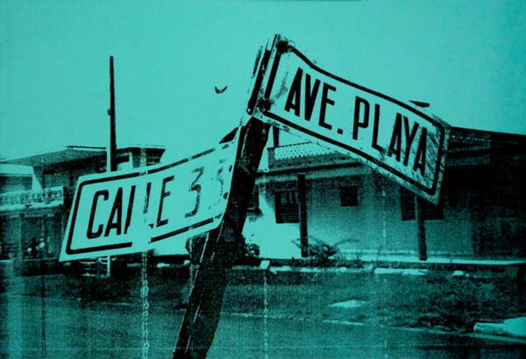 Detail of Green Sign, 2018 by David Studwell