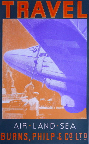 Detail of Travel: Air, Land Sea, 2014 by David Studwell