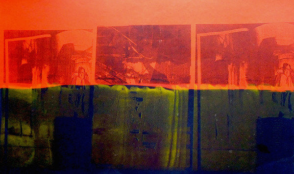 Detail of Red and Blue, 2012 by David Studwell