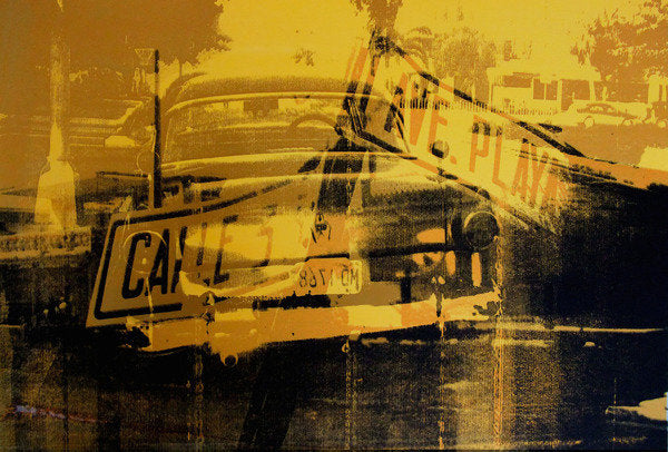 Detail of Yellow Car and Street Sign, 201 by David Studwell