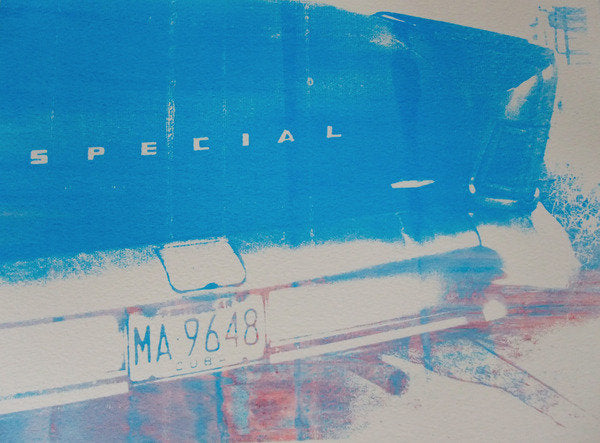 Detail of Blue car, 2013 by David Studwell