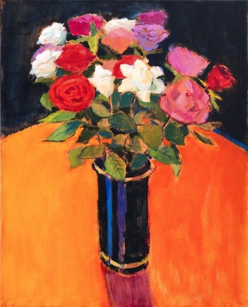 Detail of Roses, 2013 by Marco Cazzulini