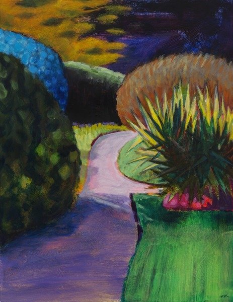 Detail of Lilac Path by Marco Cazzulini