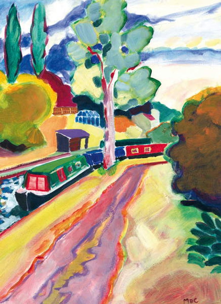 Detail of Canal Boats, 1998 by Marco Cazzulini