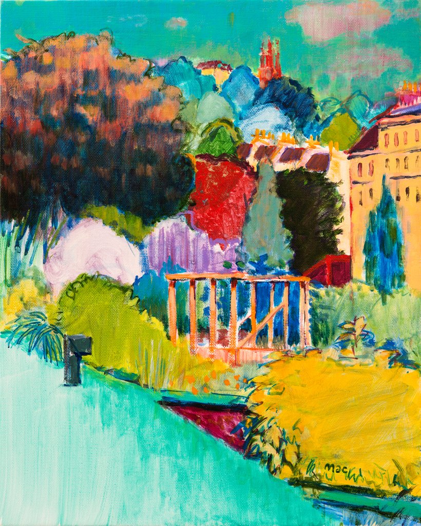 Detail of Towards St. Stephen's, 2010 by Marco Cazzulini