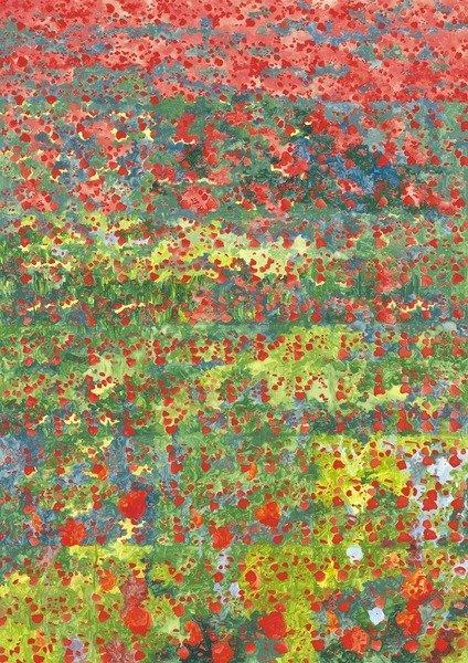 Detail of Poppies, 2012 by Leigh Glover