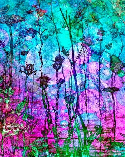 Detail of A Rich Tapestry, 2014 by AlyZen Moonshadow