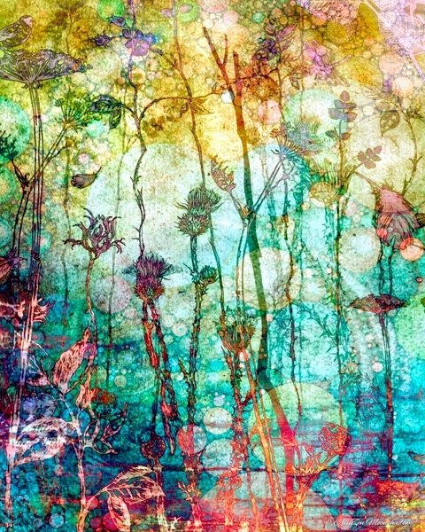 Detail of A Rich Tapestry, 2014 by AlyZen Moonshadow